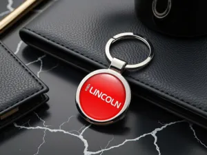 Lincoln Personalised Key Ring Logo Premium Metal